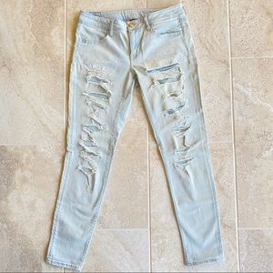 American Eagle Super Stretch Ripped Jeans